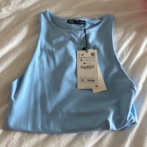 Zara high neck stretch body suit
